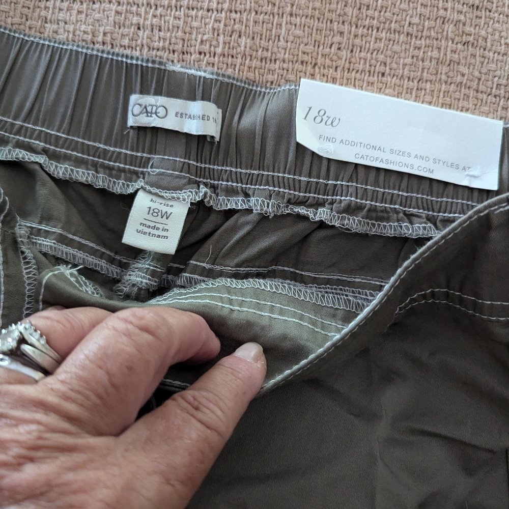 Cato green cargo pants